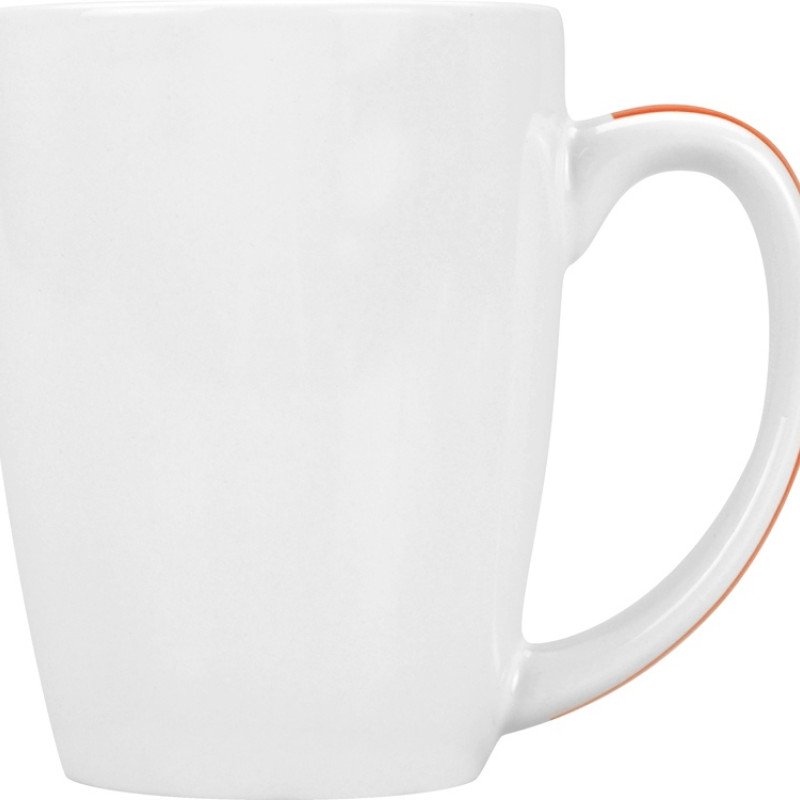 Кружка "Good Day" 320мл, белый/оранжевый