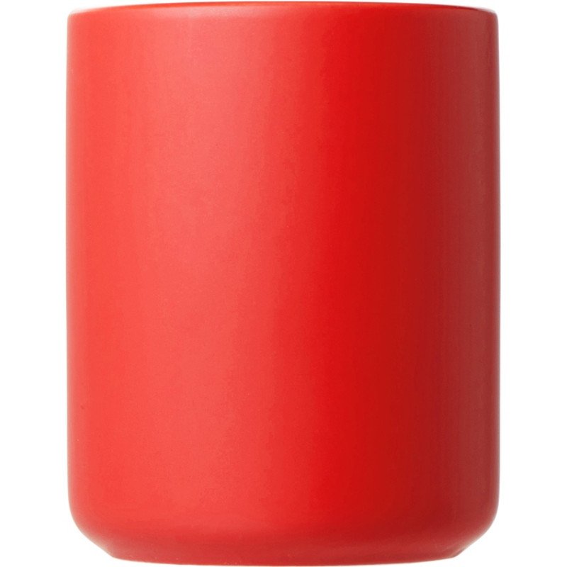 Кружка матовая с прямой ручкой "Axio", 360 мл, красный