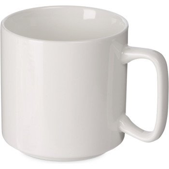 Кружка "Kos", 370 мл, белый, с квадратной ручкой