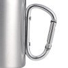 Стальная кружка Elbrus с двойными стенками и ручкой-карабином, 300 мл (глянц), серебристый (P)