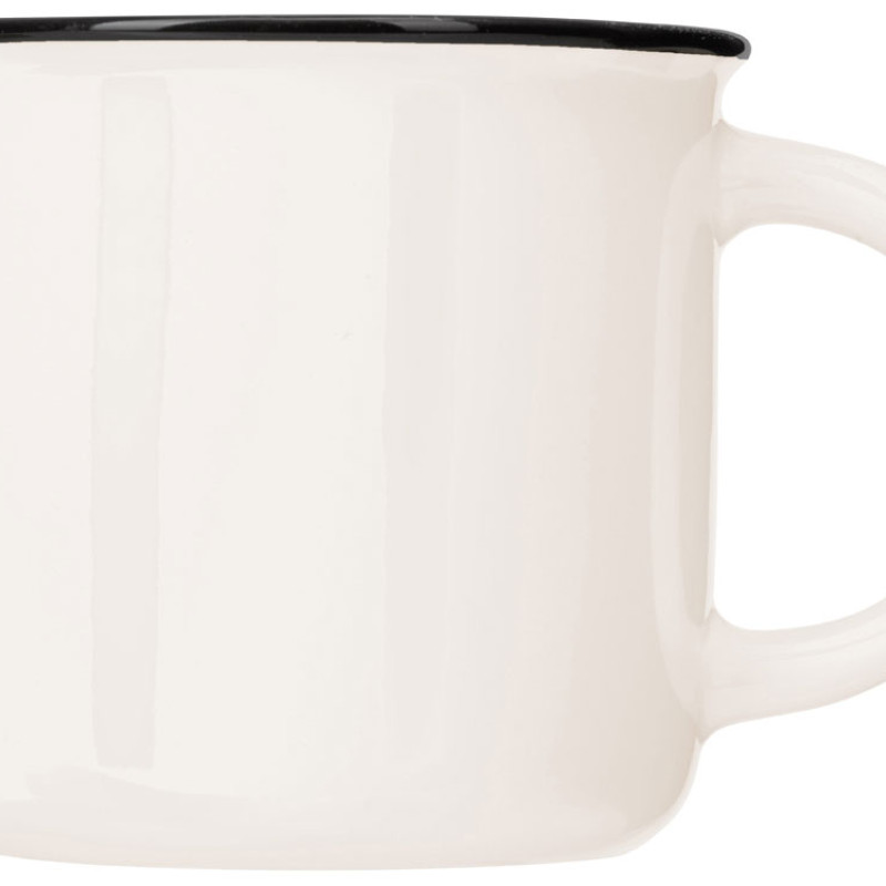 Кружка с каймой "Countryside M", белый 410ml