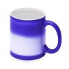 Кружка-хамелеон Magic матовая, синий/белый (P)