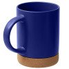 Кружка 450 мл с пробковым дном "Корк & Бон", глубокий синий
