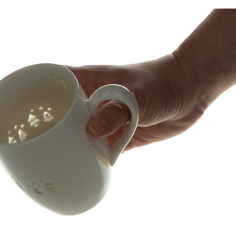 Кружка c прозрачной глазурью "Twinkling Trees"