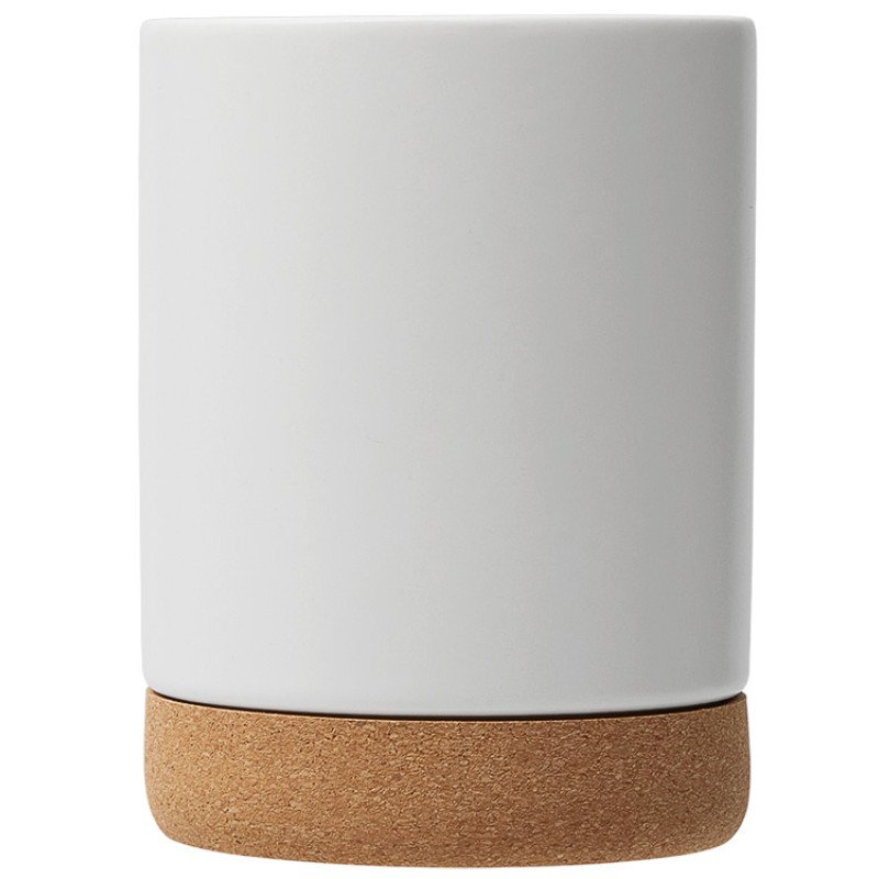 Кружка 450 мл с пробковым дном "Корк & Бон", белый