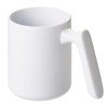 Кружка матовая с прямой ручкой "Axio", 360 мл, белый