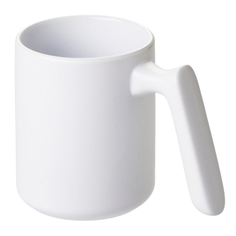 Кружка матовая с прямой ручкой "Axio", 360 мл, белый