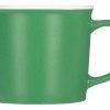 Матовая кружка Nancy 360 мл цветная снаружи, белая внутри, зеленый классический
