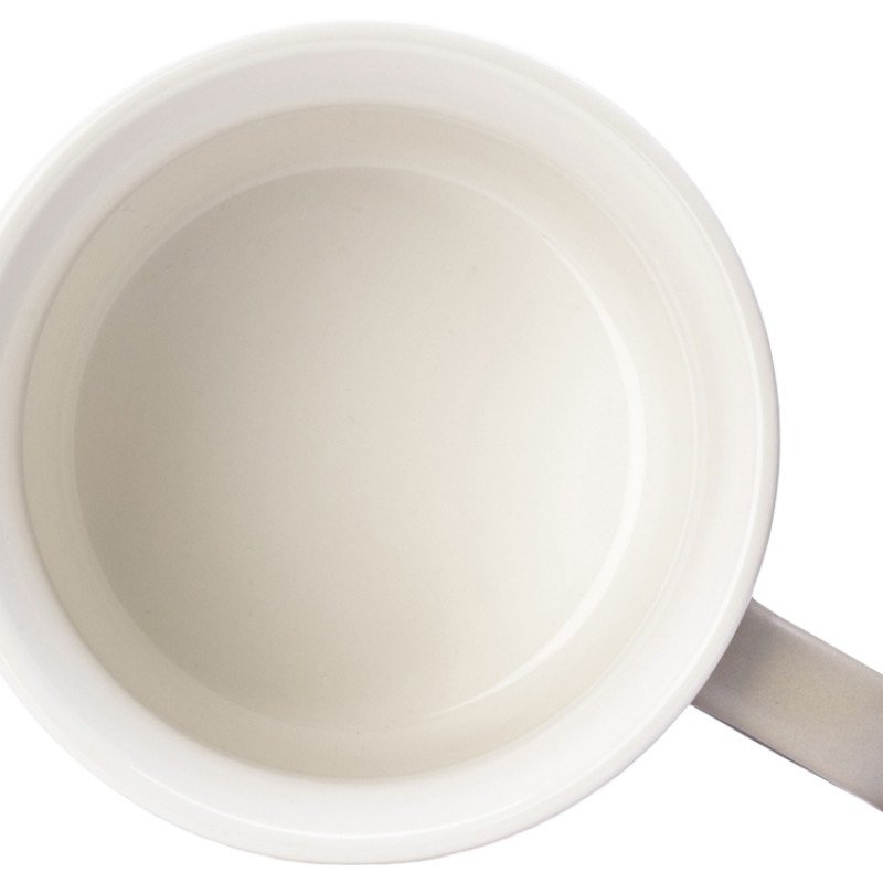 Матовая кружка Nancy 360 мл цветная снаружи, белая внутри, бежевый