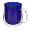Цветная кружка Ubud с двойными стенками, синий