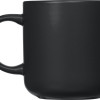 Кружка матовая Rita, 410мл, черный