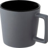 Cali Керамическая кружка объемом 370 мл с матовой отделкой - сплошной черный / Matted Grey