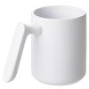 Кружка матовая с прямой ручкой "Axio", 360 мл, белый