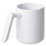 Кружка матовая с прямой ручкой "Axio", 360 мл, белый
