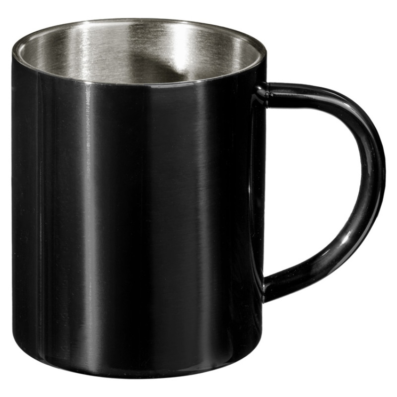 Стальная кружка с двойными стенками "Altai", черный