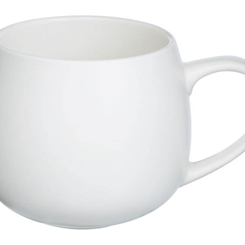 Кружка круглой формы Verlo, 410мл, белый