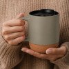 Кружка Denpasar с пробковым дном и крышкой, цветная с двух сторон, бежевый (Р) Кружка Denpasar с пробковым дном и крышкой, цветная с двух сторон, бежевый (Р)