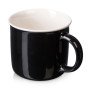Кружка с каймой "Countryside M", черный 410ml