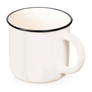 Кружка с каймой "Countryside M", белый 410ml