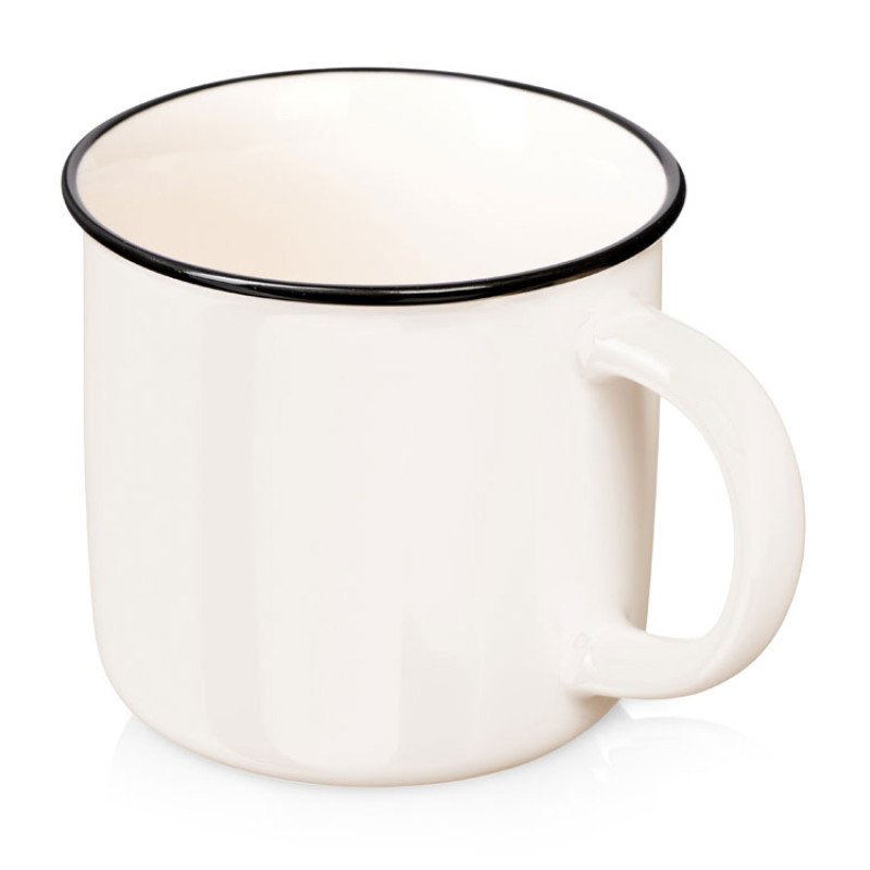 Кружка с каймой "Countryside M", белый 410ml