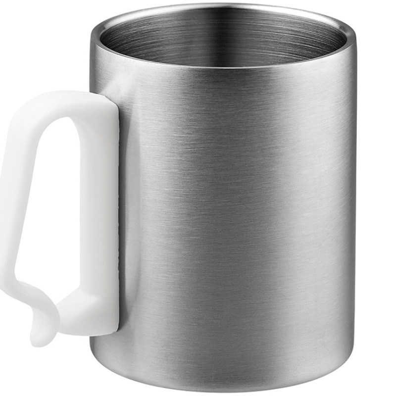 Стальная кружка с двойными стенками "Climber Max", 450 мл, белый