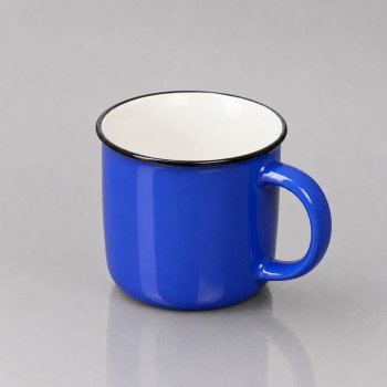 Кружка с каймой "Countryside M", синий 410ml