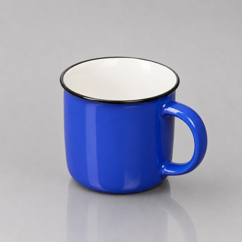 Кружка с каймой "Countryside M", синий 410ml