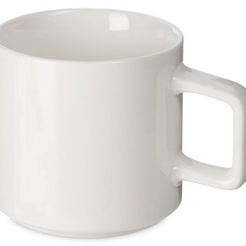 Кружка "Kerry", 410 мл, белый, с квадратной ручкой (Р)
