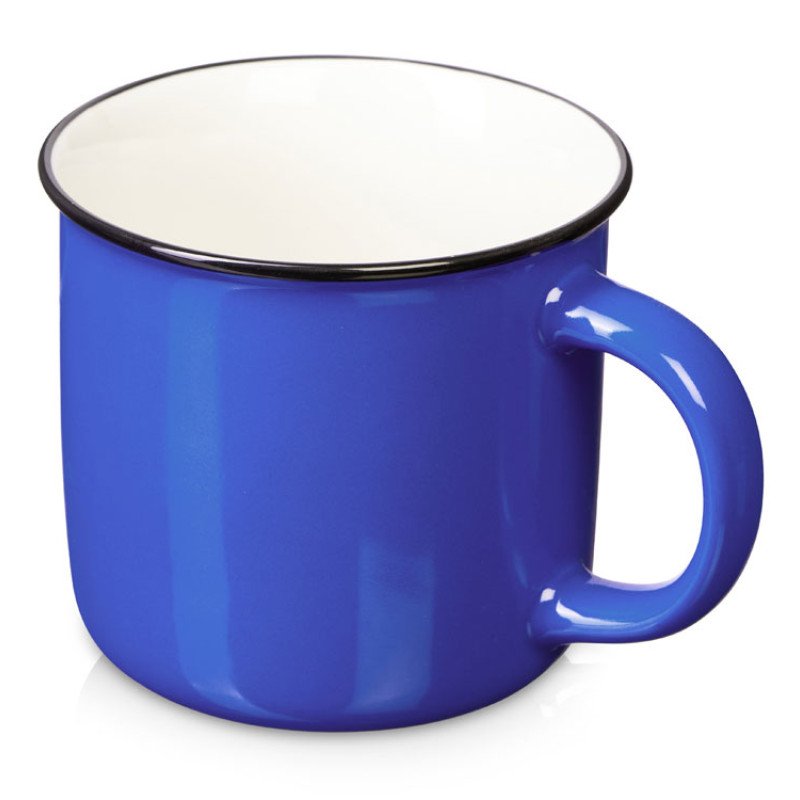 Кружка с каймой "Countryside M", синий 410ml