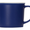 Матовая кружка Nancy 360 мл цветная снаружи, белая внутри, синий