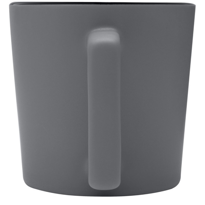 Cali Керамическая кружка объемом 370 мл с матовой отделкой - сплошной черный / Matted Grey