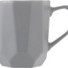 Кружка с гранями Amery, 310мл, серый матовый