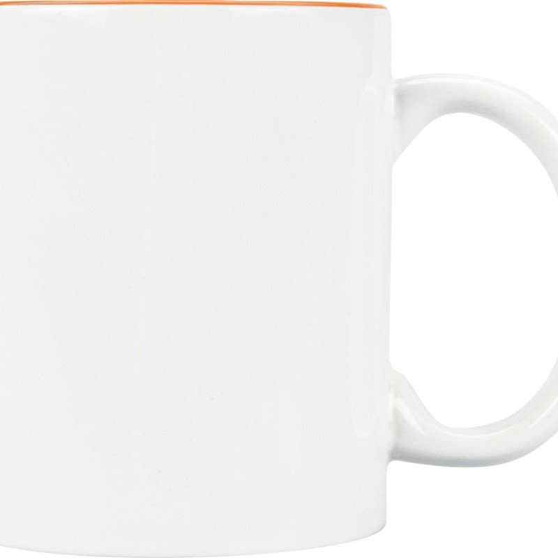 Кружка «Gain» 320мл, белый/оранжевый