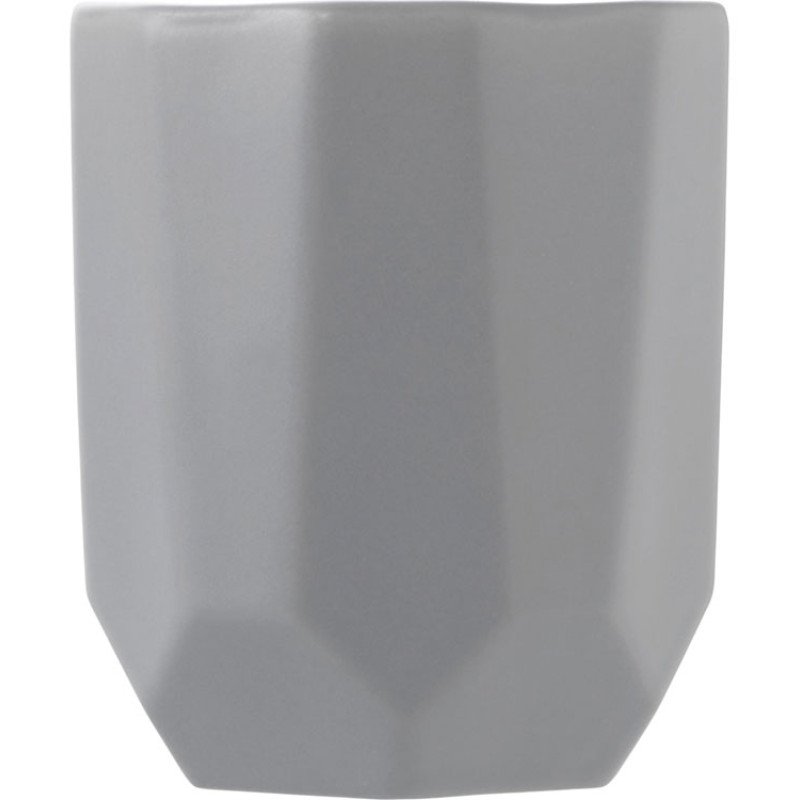 Кружка с гранями Amery, 310мл, серый матовый