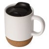 Кружка Denpasar с пробковым дном и крышкой, цветная с двух сторон, белый