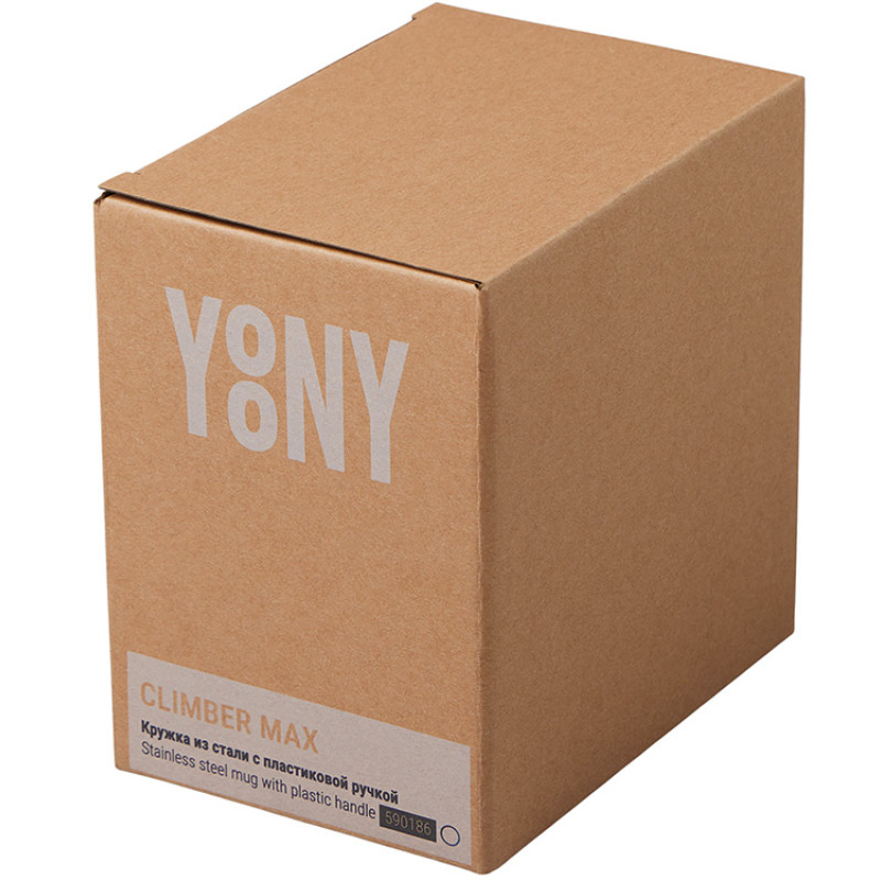 Стальная кружка с двойными стенками "Climber Max", 450 мл, белый