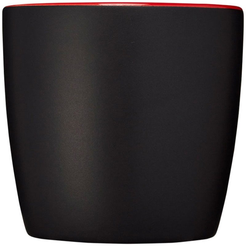 Керамическая чашка Riviera, черный/красный