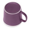 Матовая кружка Nancy 360 мл цветная снаружи, белая внутри, фиолетовый