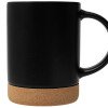Кружка 450 мл с пробковым дном "Корк & Бон", черный