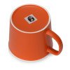 Матовая кружка Nancy 360 мл цветная снаружи, белая внутри, оранжевый