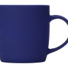 Кружка с покрытием soft-touch "Dalgona", синяя (P)