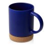 Кружка 450 мл с пробковым дном "Корк & Бон", глубокий синий