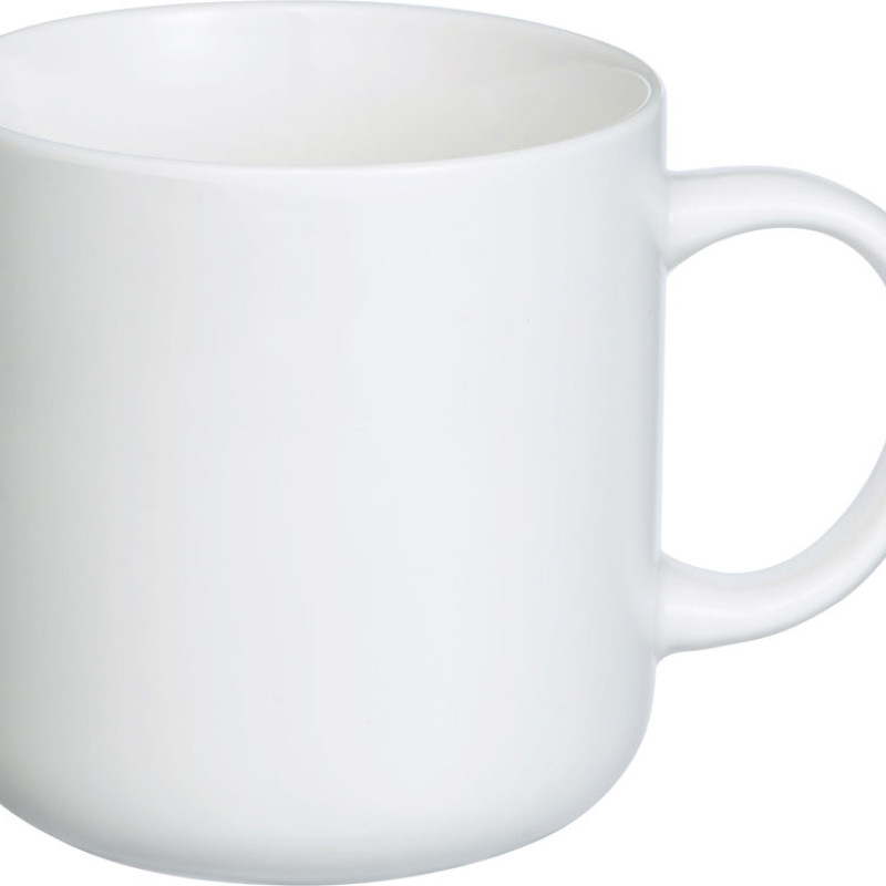 Кружка матовая Rita, 410мл, белый