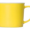 Матовая кружка Nancy 360 мл цветная снаружи, белая внутри, желтый