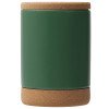 Кружка 450 мл с пробковым дном с крышкой "Корк & Бон", глубокий зеленый