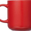 Кружка матовая Rita, 410мл, красный