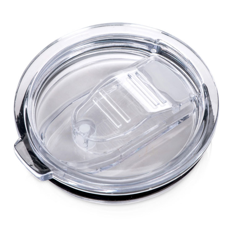 Кружка стальная Alaska с крышкой слайдером, powder coating, белый (Р)