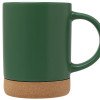 Кружка 450 мл с пробковым дном "Корк & Бон", глубокий зеленый