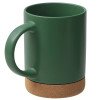 Кружка 450 мл с пробковым дном "Корк & Бон", глубокий зеленый