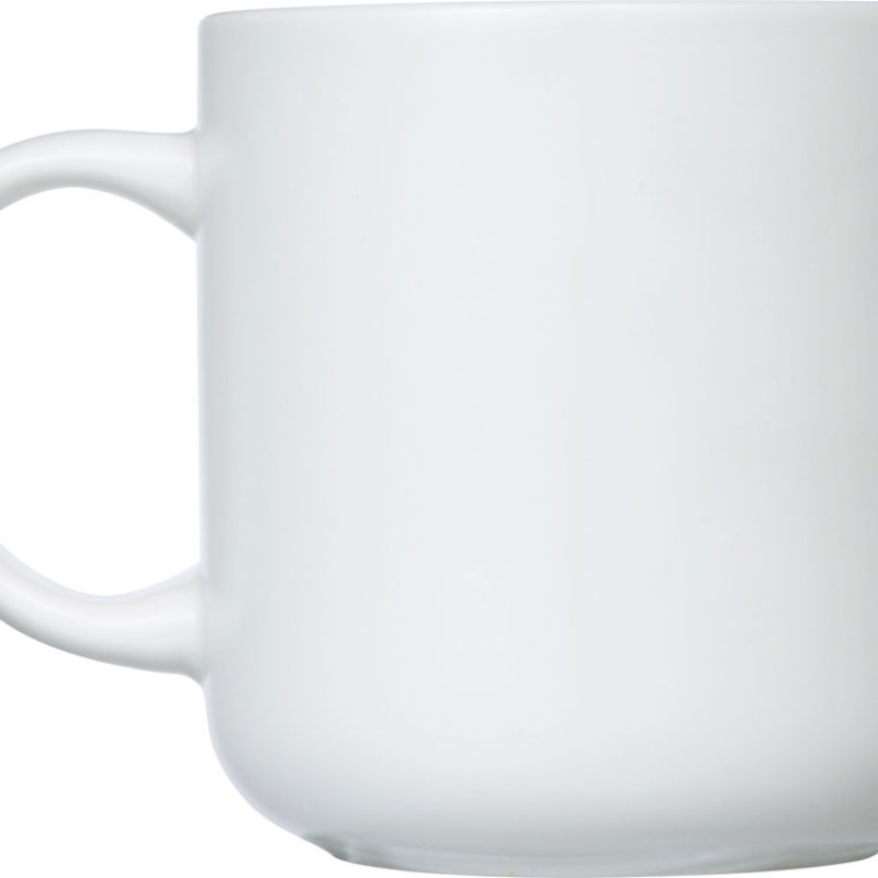 Кружка матовая Rita, 410мл, белый
